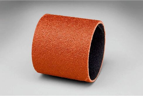شريط حلزوني من القماش Cubitron 3M 747D - شريط كاشطة 60 حبيبة لمطحنة القالب أو المثقاب الدوار - دعم X-Weight - إزالة الأزيز والتشطيبات المعدنية - 1.5 بوصة × 1.5 بوصة in Kuwait