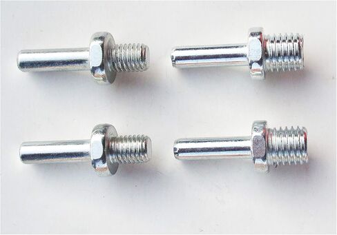 مغزل محول أربور لتلميع وطحن عجلات الأقراص، عبوة من 4 قطع in Kuwait