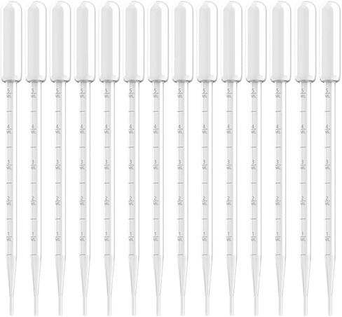 Plastic Transfer Pipettes Essential Oil Pipette Clear Eye Droppers Liquid Dropping Pipette Water Transfer Dropper for Perfume Makeup Tool 5ml in Saudi Arabia