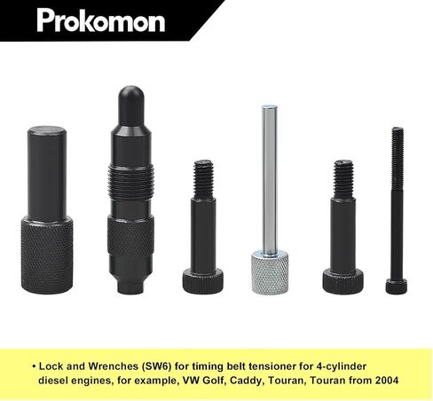 حزام المحرك Prokomon ضبط مجموعة أدوات توقيت القفل المتوافقة مع مجموعة Audi VW VAG Petrol Diesel in Kuwait