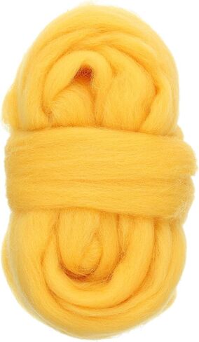 uxcell Needle Felting Wool, 1.76oz Natural Fibre Wool Roving Yarn Wool Felting Supplies for Needle Felting Yarn DIY Handcrafts, Green in Saudi Arabia
