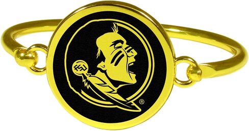 Siskiyou NCAA unisex-adult Gold Tone Bangle Bracelet in Saudi Arabia