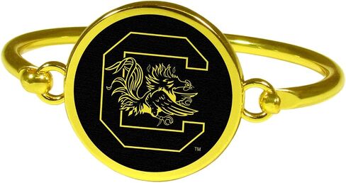 Siskiyou NCAA unisex-adult Gold Tone Bangle Bracelet in Saudi Arabia