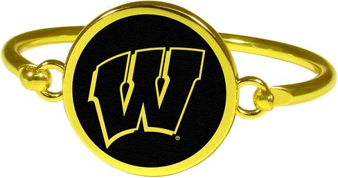 Siskiyou NCAA unisex-adult Gold Tone Bangle Bracelet in Saudi Arabia