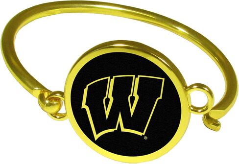 Siskiyou NCAA unisex-adult Gold Tone Bangle Bracelet in Saudi Arabia