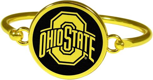 Siskiyou NCAA unisex-adult Gold Tone Bangle Bracelet in Saudi Arabia