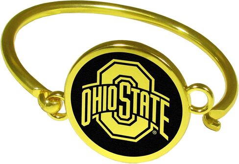 Siskiyou NCAA unisex-adult Gold Tone Bangle Bracelet in Saudi Arabia