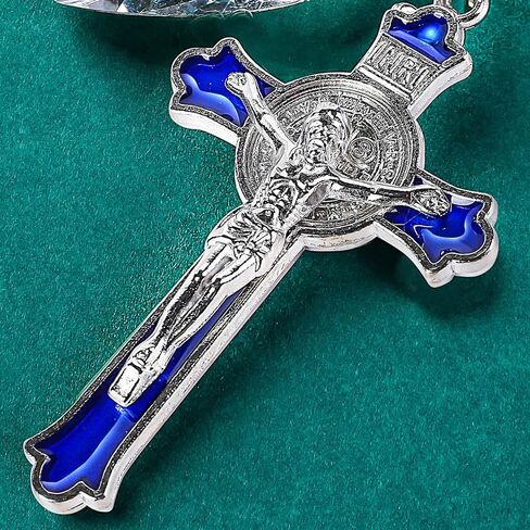 سيارة قلادة الصليب الصليب الحلي مرآة الرؤية الخلفية الديكور شنقا ديكور السيارات اكسسوارات السيارات كريستال + سبيكة in Kuwait