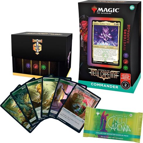 Magic: The Gathering Streets of New Capenna Commander Deck – Riveteers Rampage + Collector Booster Sample Pack in Saudi Arabia