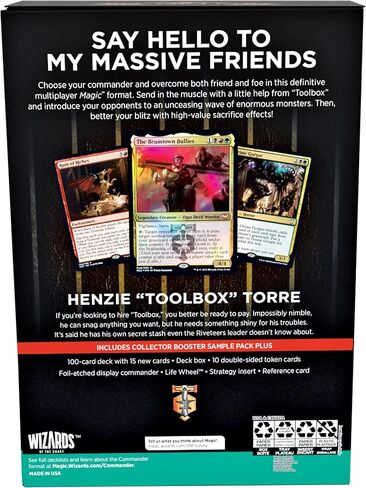 Magic: The Gathering Streets of New Capenna Commander Deck – Riveteers Rampage + Collector Booster Sample Pack in Saudi Arabia