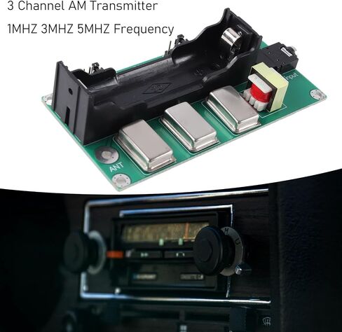 Amplitude Modulation Transmitter 3.6V 1MHZ 3MHZ 5MHZ 3 Channel AM Transmitter with Antenna and Audio Cable in Saudi Arabia