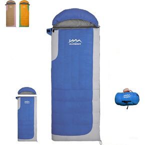 Lightweight Down Sleeping Bag for Adults and Teens with Detachable Hood, 20°F 32°F 45°F Rectangular Compact Down Blanket Sleeping Bag for Camping Hiking and Backpacking Outdoor in Saudi Arabia