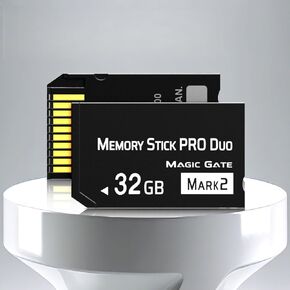 شريحة الذاكرة الأصلية Pro Duo Mark2 سعة 32 جيجابايت - تخزين عالي السرعة لـ PSP 1000/2000/3000 والكاميرات الرقمية - نقل سريع، متين، ومتوافق in Kuwait