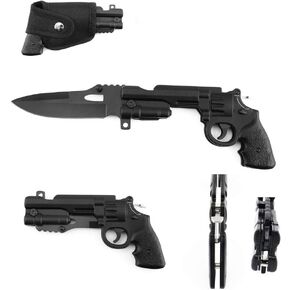 General Edge Trigger 44 Mag Pistol Knife Black Assisted-Open in Saudi Arabia
