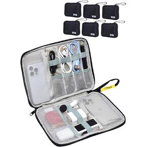 1 Pack Electronics Travel Organizer Case Tech Accessories Cord Storage Bag in Saudi Arabia