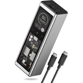 TALIX 140W Power Bank, 20000mAh Laptop Power Bank, PD 3.1 Fast Charging Portable Charger with 3 Ports, Digital Display, Battery Pack for MacBook, Lenovo, Dell, iPhone, Samsung, TSA Approved in Kuwait