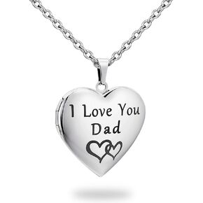 PHOCKSIN Personalized Locket Necklace for Women Photo Necklace with Customized Picture Birth Flower Birthstone Customizable Birthday Gifts in Saudi Arabia