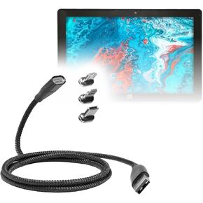كابل BoxWave متوافق مع Fusion5 FWIN232 PRO S2 - كابل MagnetoSnap PD AllCharge (100 واط)، شحن مغناطيسي مضفر USB من النوع C Micro - أسود نفاث in Kuwait