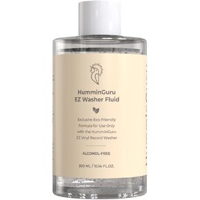 سائل غسالة HumminGuru EZ: منظف فينيل خالٍ من الكحول والأيزوبروبيل بنسبة 100% - آمن لجميع LPs - يزيل الشحوم والكهرباء الساكنة - تركيز 300 مل لغسالة تسجيل EZ وآلة تنظيف السجلات اليدوية in Kuwait