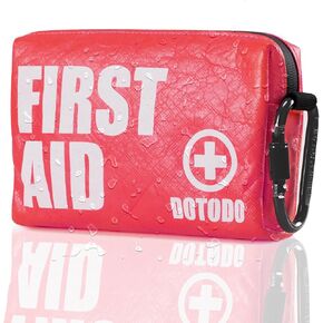 Emergency First Aid Kit Survival - Dotodo Car Medical Kit | Portable Emergency Kit for Trave, Home, Sports, Camping, Dorm, RV, Workplace (Orange, 125 PCS) in Saudi Arabia