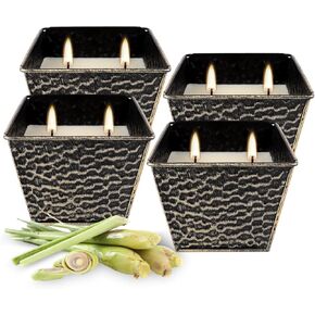 Halloween Scented Candles Set, 4 Pack (7oz Each) Soy Wax Candles with Pumpkin, Ghost, Skeleton Designs, Perfect for Halloween Decor, Gifts and Aromatherapy. in Saudi Arabia