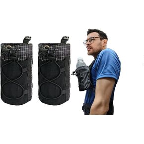 حقيبة زجاجة مياه خفيفة للغاية من Cactus-24 لحقيبة الظهر - تناسب 8-24oz، حزمة ترطيب بدون استخدام اليدين للتخييم والمشي لمسافات طويلة in Kuwait