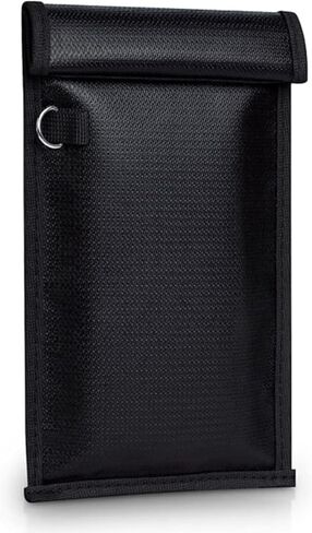 Faraday Bags for Phones and Car Key, Signal Blocking Pouch, Cell Phone Signal Jammer, Fireproof Waterproof Anti-Scratch,Car Key/WiFi/RFID/GPS Signal Blocker Black in Saudi Arabia