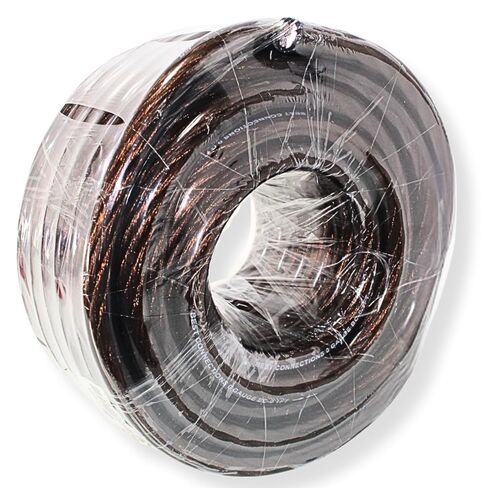 50Ft Pre Cut 0 Ga Black and Red CCA Power/Ground Wire Coil for Car Audio Systems (Red) in Saudi Arabia