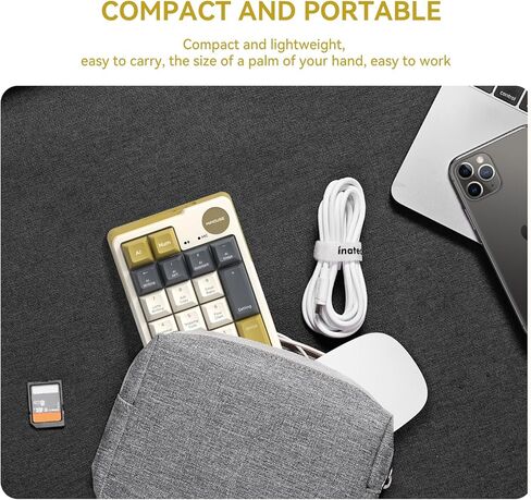 Wireless Mechanical AI Numeric Keypad with Voice Typing Text Translation for Laptop Mac Windows Linux, Mini Bluetooth Number pad One Handed Portable AI Numpad for Office Workers/Lawyers in Saudi Arabia