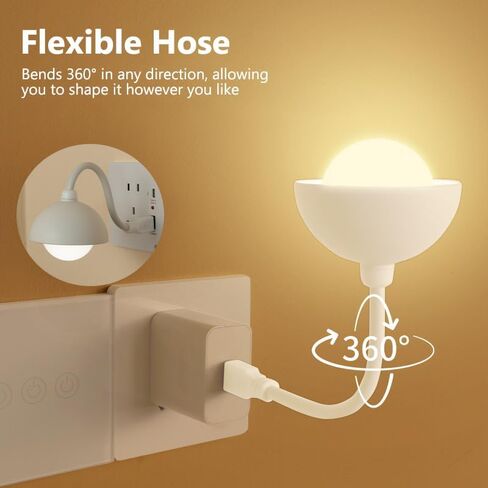 Dimmable USB Light, 6.8 Inch Flexible Gooseneck Mini Lamp, Portable LED Reading Light, Cute Touch Nightlight for PC Laptop Computer Notebook Power Bank, White in Saudi Arabia