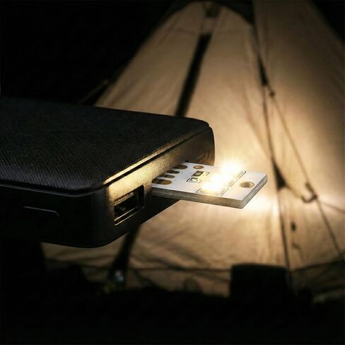 20 حزمة من مصابيح LED USB الصغيرة، مصباح يدوي بسلسلة مفاتيح صغيرة جدًا، ضوء ليلي للطوارئ لانقطاع التيار الكهربائي، والتخييم والبقاء على قيد الحياة، مجموعة كبيرة بيضاء ساطعة 6000 كلفن لبنك الطاقة in Kuwait
