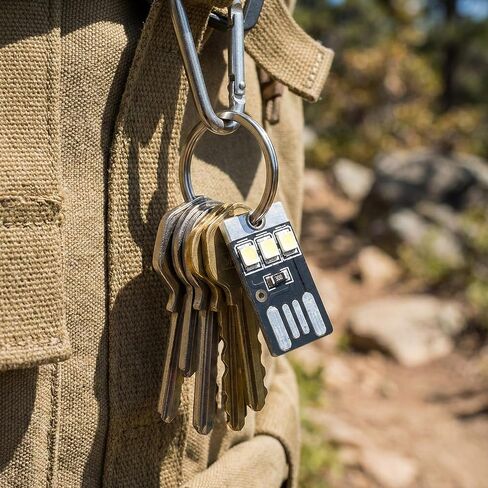 20 حزمة من مصابيح LED USB الصغيرة، مصباح يدوي بسلسلة مفاتيح صغيرة جدًا، ضوء ليلي للطوارئ لانقطاع التيار الكهربائي، والتخييم والبقاء على قيد الحياة، مجموعة كبيرة بيضاء ساطعة 6000 كلفن لبنك الطاقة in Kuwait
