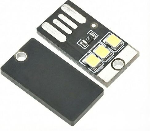 20 حزمة من مصابيح LED USB الصغيرة، مصباح يدوي بسلسلة مفاتيح صغيرة جدًا، ضوء ليلي للطوارئ لانقطاع التيار الكهربائي، والتخييم والبقاء على قيد الحياة، مجموعة كبيرة بيضاء ساطعة 6000 كلفن لبنك الطاقة in Kuwait