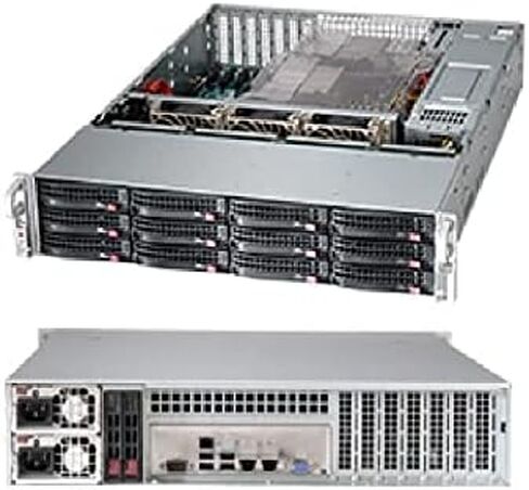 هيكل Supermicro CSE-826BAC12-R1K23LPB 2U مع مصادر طاقة زائدة بقوة 1200 وات in Saudi Arabia