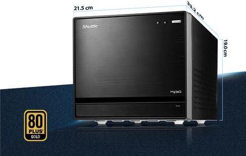 Shuttle XPC Cube SB860R8 Mini Barebone PC Intel B860 Chipset Supports Intel Core Ultra 200 Series LGA 1851 CPU 500 watt (80 Plus Gold) Flex PSU (CPU, RAM, SSD, HDD, and OS are NOT Included) in Saudi Arabia