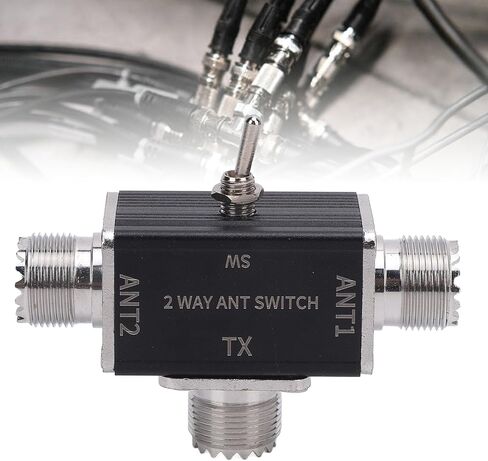 Antennae Transfer Switch Antennae Switch 1 Input 2 Output 0-50MHz Frequency SO239 Interface 2 Way Manual Antennae Transfer Switch in Saudi Arabia