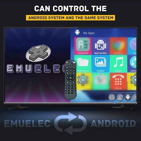 Kinhank Super Console X2 pro,Video Game Console with 37000+Classic Games,4K Retro Game Console,EmuELEC 4.6/Android 9.0 in 1 in Saudi Arabia
