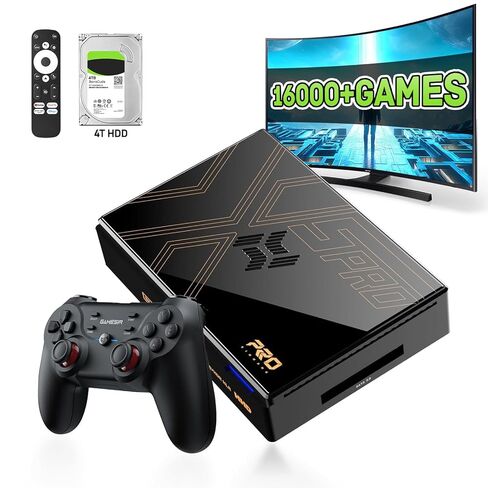 وحدة تحكم Kinhank Super Console X5 PRO Retro مع أكثر من 16000 لعبة، مع نظام الألعاب والتلفزيون، BT 5.0، Rock Chip RK3588S، SATA 3.1، وحدات تحكم لاسلكية in Saudi Arabia