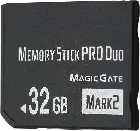شريحة الذاكرة الأصلية Pro Duo Mark2 سعة 32 جيجابايت - تخزين عالي السرعة لـ PSP 1000/2000/3000 والكاميرات الرقمية - نقل سريع، متين، ومتوافق in Kuwait