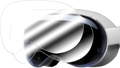 for Apple Vision Pro Screen Protector, Flexible TPU 3D Curved Full Coverage Edge Protection HD Clear Bubble Free Screen Protective Film Maintenance in Saudi Arabia