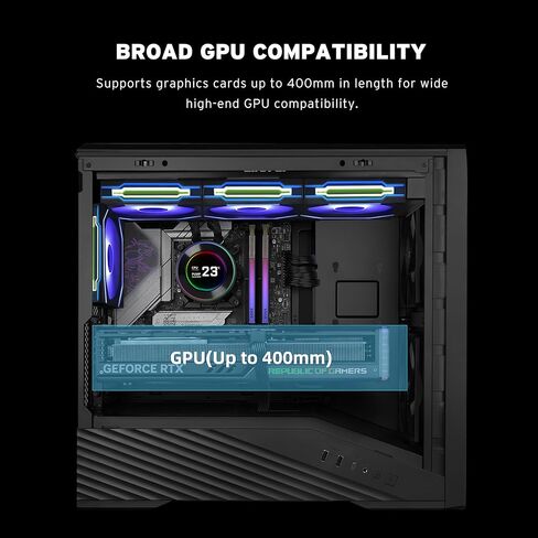 حافظة Lian Li Vector V150 INF Micro ATX PC، لوحة أمامية مرآة لا متناهية، 2 × 140 مم + 1 × 120 مم مراوح ARGB PWM، دعامة GPU مضادة للترهل، تدعم مشعاع 360 مم - زجاج مقسى جانبي - أسود (V150INFX) in Saudi Arabia