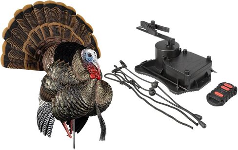 Avian-X LCD Feeder Hen Turkey Decoy with X-Factor Motion System – Realistic Lifelike Collapsible Standing Turkey, Durable Design, Carry Bag & Collapsible Stake for Hunting in Saudi Arabia
