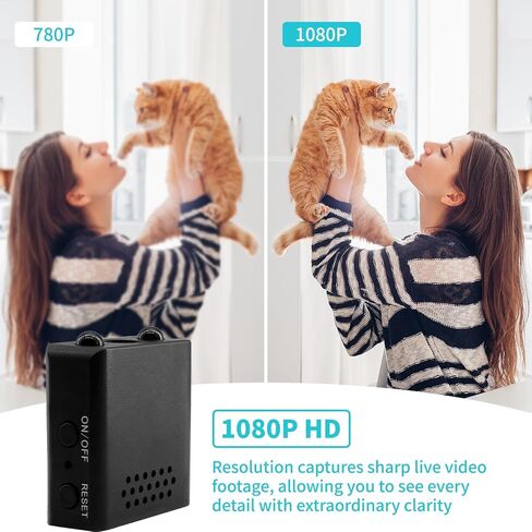 2026 فقط 0.5 بوصة كاميرا أمان صغيرة داخلية HD 1080P كاميرا منزلية صغيرة واي فاي كاميرا مربية صغيرة مع زاوية واسعة وتخزين سحابي وSD، رؤية ليلية، لا تحتاج إلى كاميرات واي فاي كاميرات صغيرة داخلية للمنزل في الهواء الطلق in Kuwait