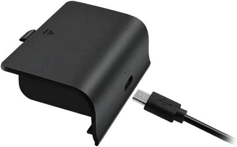 800mAh Black Rechargeable Battery + USB Charger Cable Compatible with Xbox One S/X Controller in Saudi Arabia