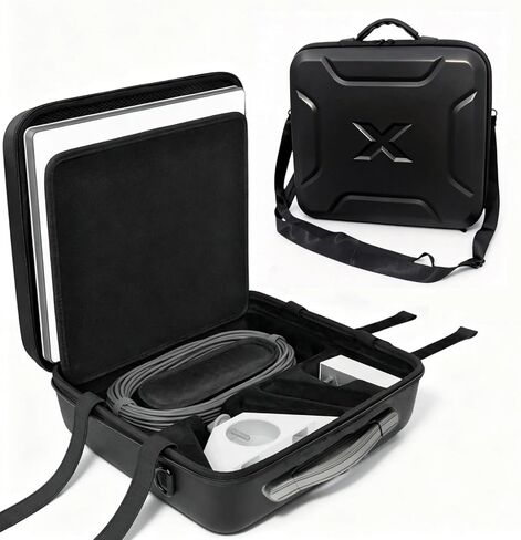 Carrying Case Compitable with Starlink Mini – Waterproof, Shockproof EVA Travel Bag with Shoulder Strap, Lightweight Protective Case for Outdoor Use in Saudi Arabia
