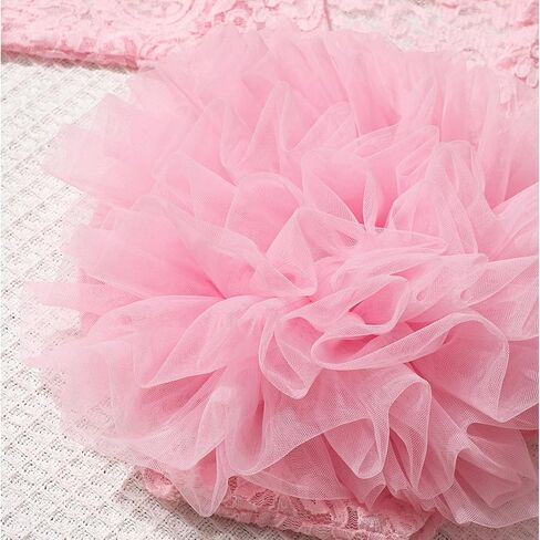 Newborn Photography Outfits Girl, Baby Girl Photoshoot Props, Newborn Lace Romper with Headband for Photo in Kuwait