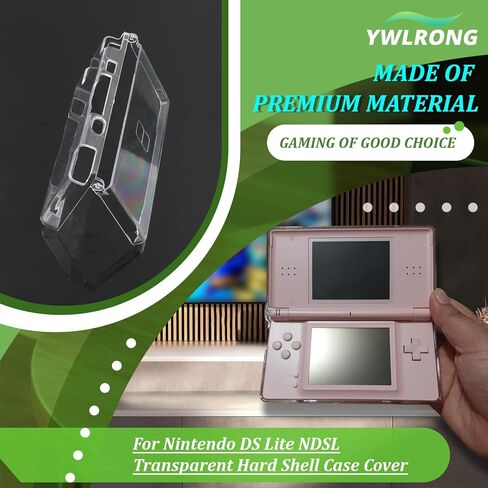 غطاء حماية صلب شفاف لجهاز نينتندو DS Lite NDSL قطع غيار ملحقات واكسسوارات صلبة وواضحة للغاية in Kuwait