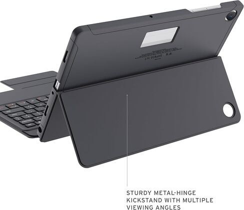 URBAN ARMOR GEAR UAG Wireless Keyboard Case with Integrated Trackpad US English for Samsung Galaxy Tab A11+ Plus/Galaxy Tab A9+ Plus - Multiple-Angle Kickstand USB-C Charging Folio Cover, Charcoal in Saudi Arabia