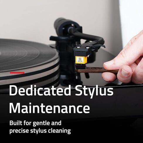 Fluance Turntable Stylus Cleaning Brush - Safely and Precisely Removes Dust and Debris from Your Record Player Needle to Preserve Sound Quality and Reduce Pops, Crackles, Surface Noise (VB61) in Saudi Arabia