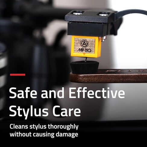 Fluance Turntable Stylus Cleaning Brush - Safely and Precisely Removes Dust and Debris from Your Record Player Needle to Preserve Sound Quality and Reduce Pops, Crackles, Surface Noise (VB61) in Saudi Arabia